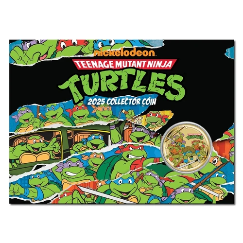 Tuvalu 2025 $1 Teenage Mutant Ninja Turtles UNC