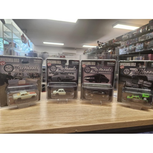 Oz Wheels Lot Smokebomba LIMITED EDITION all 4 builds (4 cars) finished product in stock now