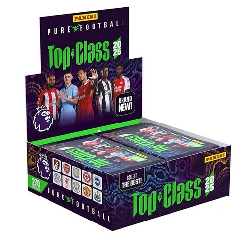 2025 Panini Top Class EPL Soccer Booster Box (24 Packs)
