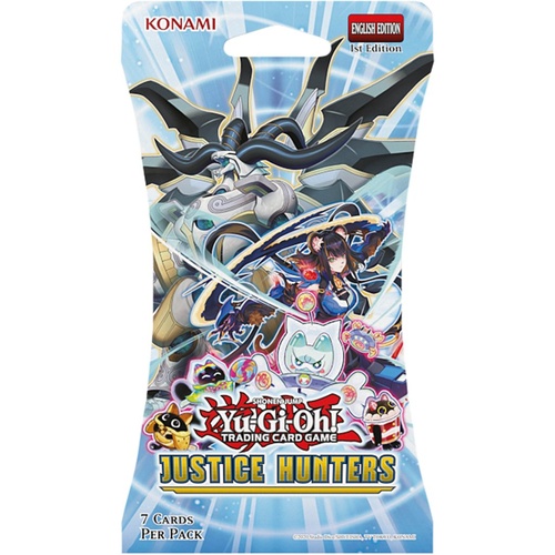 Yu-Gi-Oh! Justice Hunters - 7 x Card Blister TCG