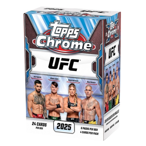 2025 Topps Chrome UFC Factory Sealed Value Box trading cards