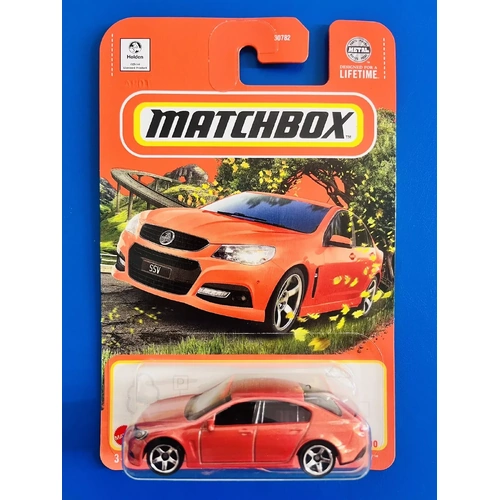 2024 Matchbox BURNT ORANGE 2016 HOLDEN COMMODORE VF SSV V8 AUSSIE MUSCLE