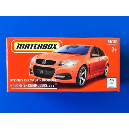 2024 Matchbox Power Grabs ORANGE 2016 HOLDEN COMMODORE VF SSV V8 AUSSIE MUSCLE