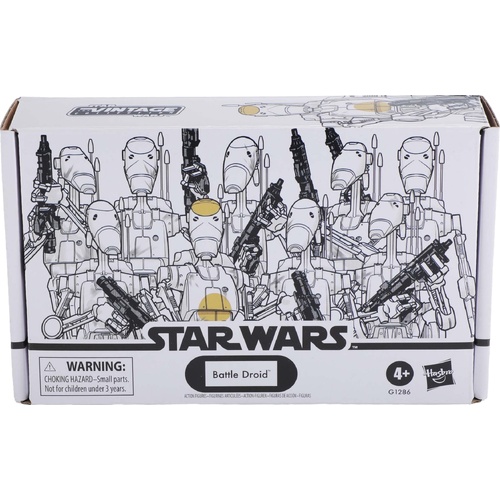 Star Wars Vintage Collection The Phantom Menace - Battle Droid 4 Pack