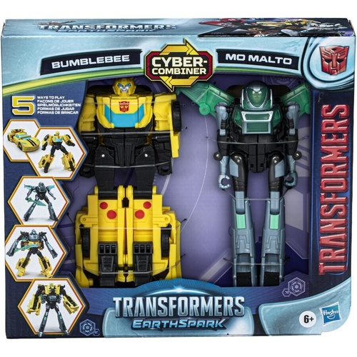 Transformers EarthSpark: Cyber Combiner - Bumblebee & Mo Malto