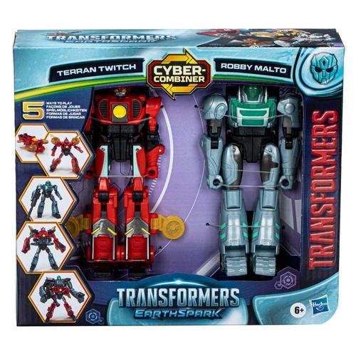 Transformers EarthSpark: Cyber Combiner - Terran Twitch & Robby Malto