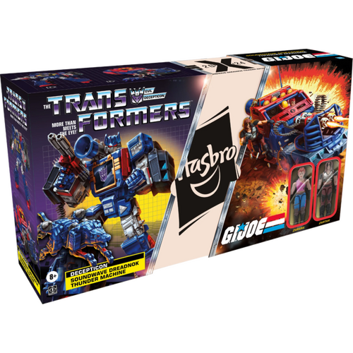 Transformers x G.I. Joe - Soundwave Dreadnok Thunder Machine with Zartan and Zarana Collaborative Mash-Up 3.75" Scale Action Figure 3-Pack
