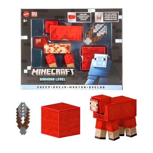 Minecraft Diamond Level Sheep 5.5" Action Figure