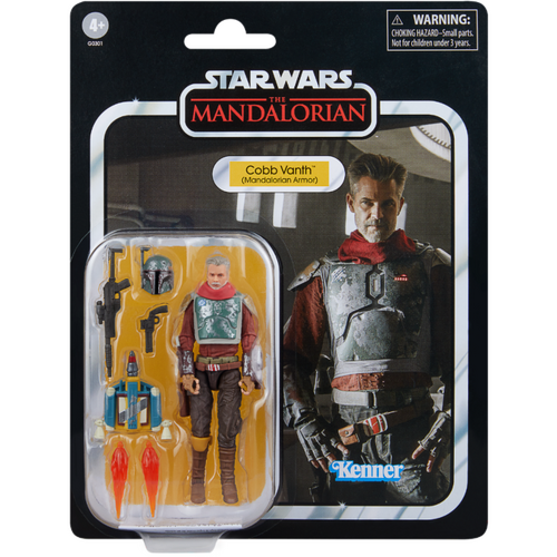Star Wars: The Mandalorian - Cobb Vanth (Mandalorian Armor) Vintage Collection Kenner Deluxe 3.75 Scale Action Figure