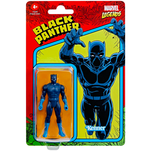 Black Panther - Black Panther Marvel Legends Retro Kenner 3.75” Action Figure