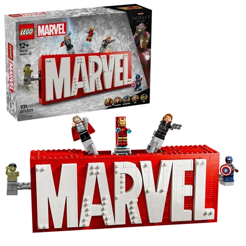 Lego Marvel - MARVEL Logo & Minifigures 76313