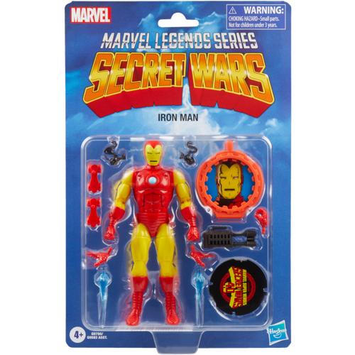 Secret Wars (1984) - Iron Man 40th Anniversary Marvel Legends Retro 6" Scale Action Figure
