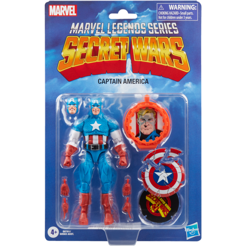 Secret Wars (1984) - Captain America 40th Anniversary Marvel Legends Retro 6" Scale Action Figure