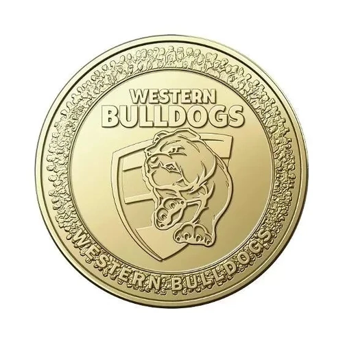 2023 AFL Western Bulldogs $1 Coin 'Queen Elizabeth' UNC Uncirculated