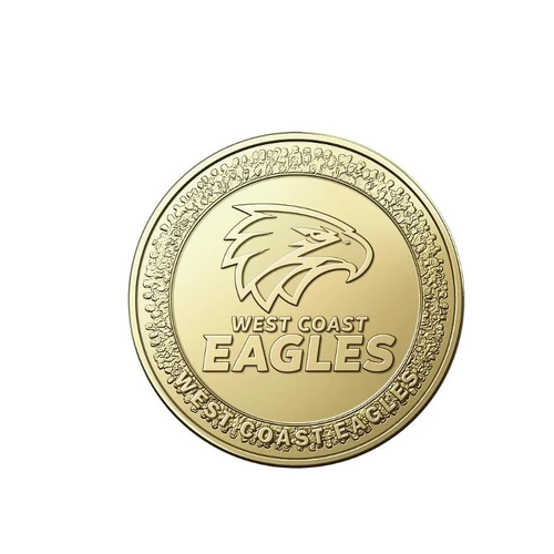 2023 Australia $1 One Dollar AFL Coin -WEST COAST EAGLES UNC Uncirculated