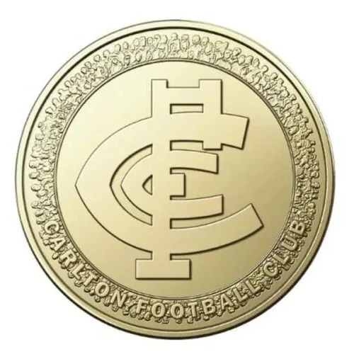 2023 AFL Carlton Blues $1 Coin 'Queen Elizabeth' UNC Uncirculated