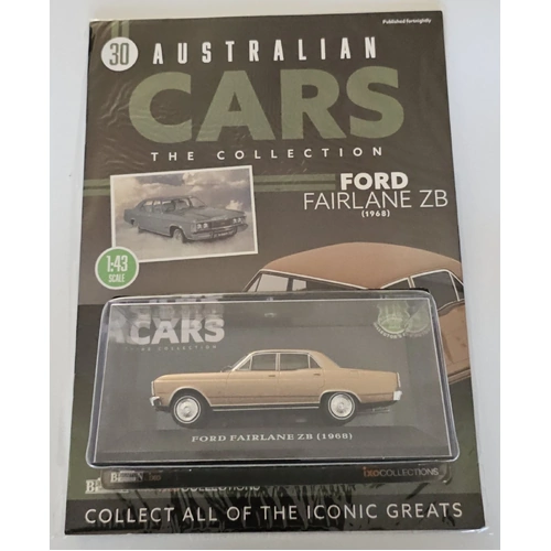 Australian Car The Collection 1968 Zb Ford Fairlane issue 30 1:43 die cast