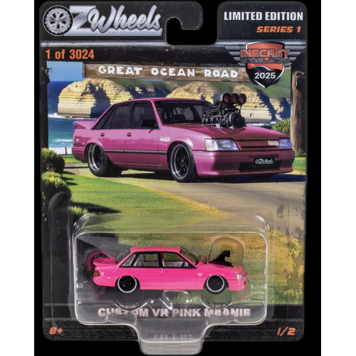 Oz Wheels Pink VK Meanie - Melbourne Diecast Expo 2025- 1 Of 3024