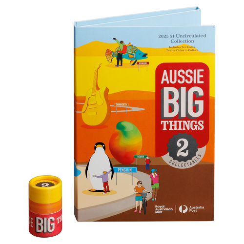 Aussie big things 2 10 coin set 2025 tube and folder
