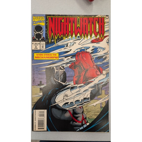 Marvel Comics Nightwatch - When Strikes the Mechamorph Used Condition