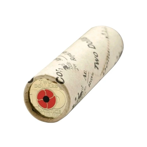 2018 $2 Remembrance Armistice Centenary LWF RAM Roll H/T Two Dollar Coloured