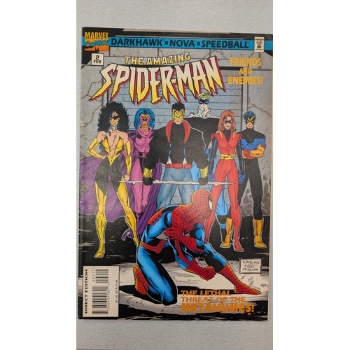 Marvel Comics Web of Spider-Man - Darkhawk Nova Speedball #2