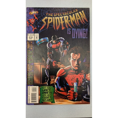 Marvel Comics The Spectacular Spider-Man Is Dying #219