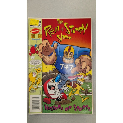 The Ren & Stimpy Show Comic - History of Sports Issue #8