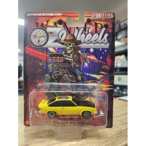 Oz Wheels Carded Red Bellies OUTLAWS 1977 Holden A9X Torana