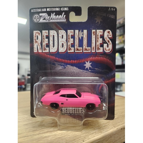 Oz Wheels Carded Red Bellies Mystery Car XB Falcon Coupe Pink