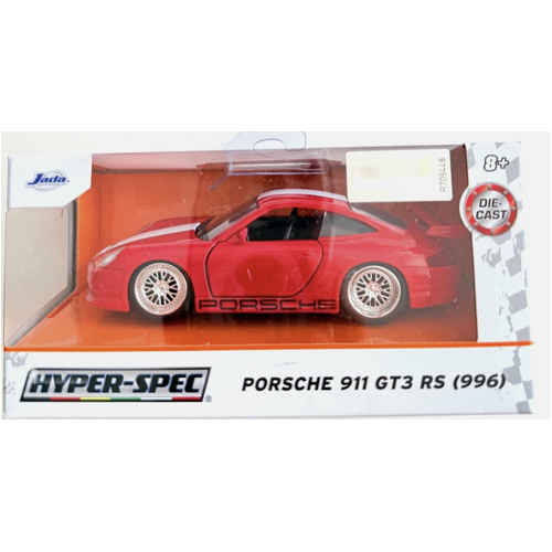 Jada Hyper-Spec Porsche 911 GT3 RS (996) 1:32 Scale Diecast NEW 2025