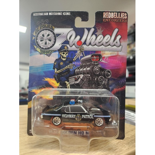 Oz Wheels Carded Red Bellies ENFORCERS 1972 Holden HQ Monaro