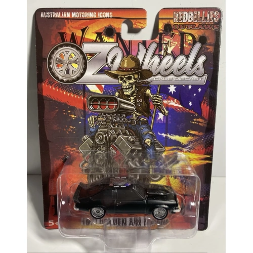 Oz Wheels “CHASE” Red Bellies Satin Black Holden A9X Torana