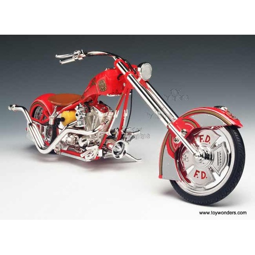 Joyride RC2 American Choppers Diecast 1:10 Fire Bike by Discovery Channel