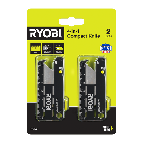 Ryobi 4-in-1 Compact Knife 2-Piece Set   I/N: 0708263