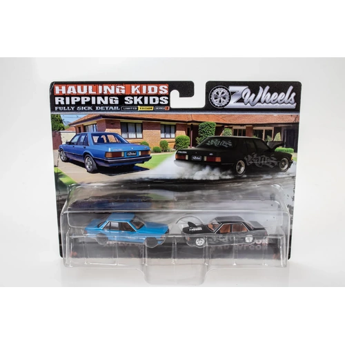 1:64 Ozwheels Hauling kids Ripping Skids XD Falcon Twinset