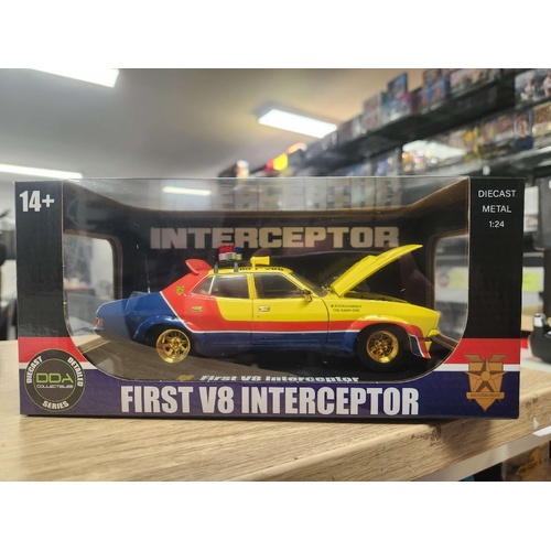 CHASE VERSION 1:24 Mad Max -- Yellow Interceptor -- Ford XB Falcon -- DDA Collectibles dda902