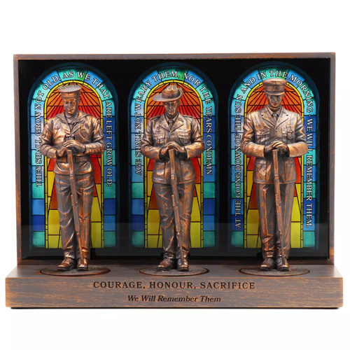 ANZAC Courage Honour Sacrifice: We Will Remember Them Figurine Master Creations