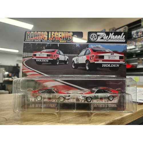 RAW chase version 1:64 Ozwheels Racing Legends A9x Brock 78 Champion & 79 DNF Twinset