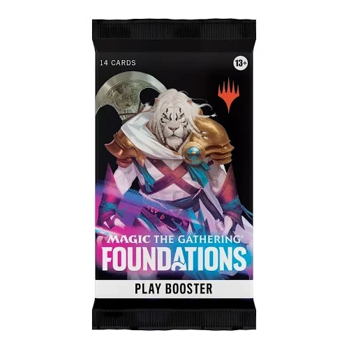 Magic The Gathering - Foundations SINGLE Play Booster
