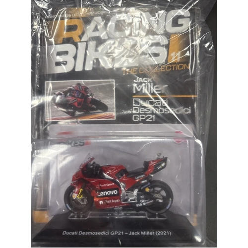 Racing Bike The Collection ISSUE 11 DUCATI DESMOCEDINI GP21- JACK MILLER (2021)