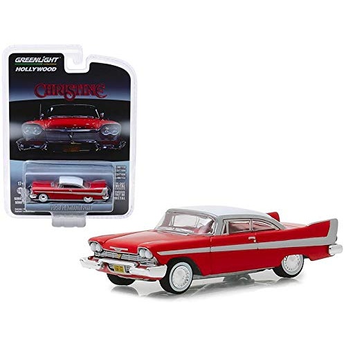 1:64 Christine -- 1958 Plymouth Fury - Red -- Greenlight 44830