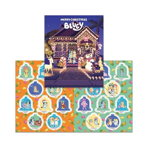 Bluey Christmas Stamp Pack Australia Post 2024