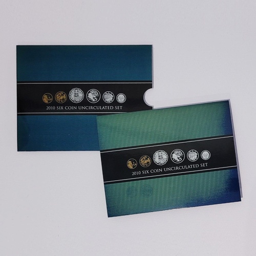 2010 Six Coin Uncirculated Mint Set RAM - Very Low Mintage 6 Coins