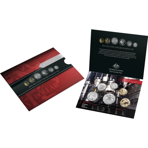 2014 Mint Set with Coloured Dollar Coin (Special Edition)