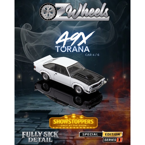 Oz wheels Show stoppers Holden a9x torana 4/6