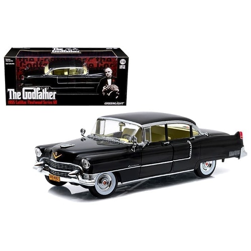 1:18 1955 Cadillac Fleetwood - Black -- The Godfather -- Greenlight GL12949