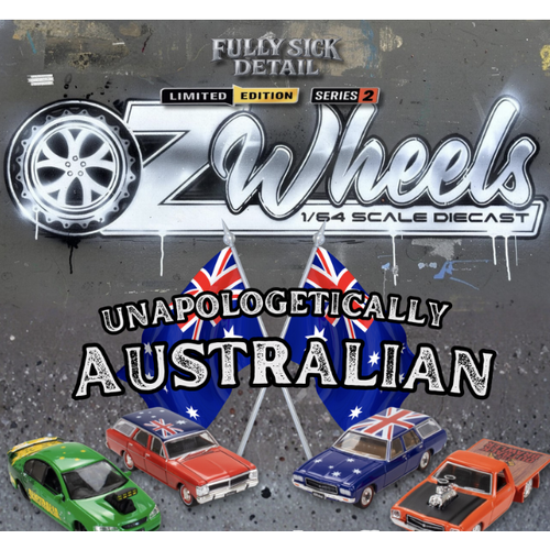 1:64 Scale OZWheels FSD Australian Themed Singles Series Full Set