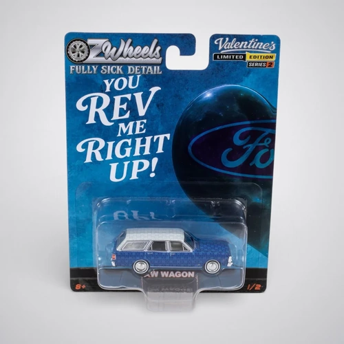 1:64 oz wheels Valentines Day FSD  fORD xw WAGON YOU REV ME RIGHT UP