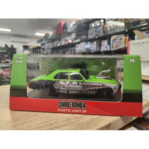 DDA x Oz wheels 1:24 smoke bomba spectra rides light up car